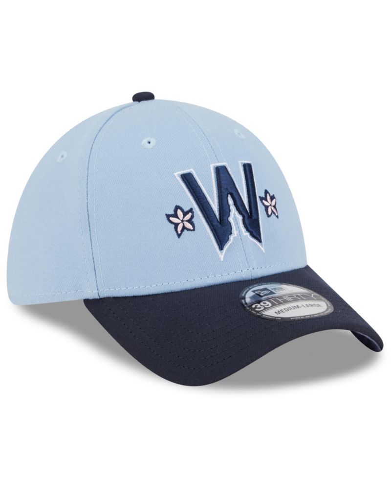 Men's Black Washington Nationals 2025 City Connect 39THIRTY Flex Hat