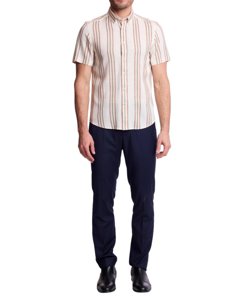 Men's Slim-Fit Collared Shirt