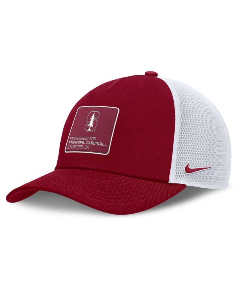 Men's Cardinal/White Stanford Cardinal 2025 On-Field Rise Engineered Trucker Adjustable Hat