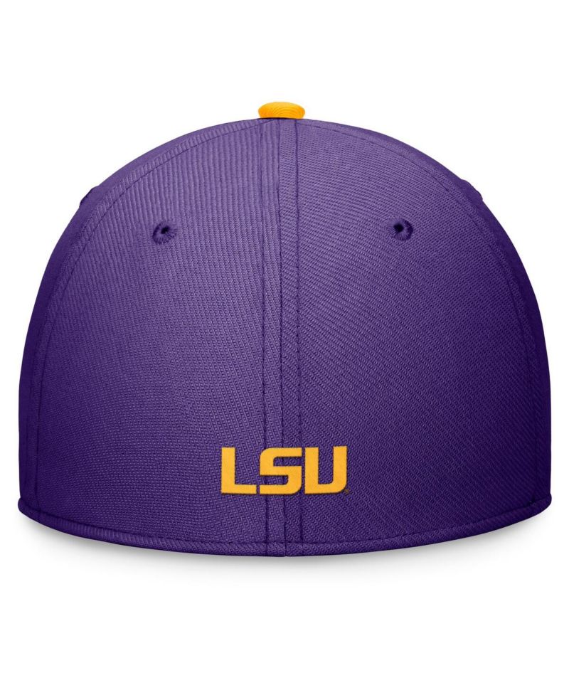 Men's Purple LSU Tigers Primetime Rise Swoosh Flex Hat