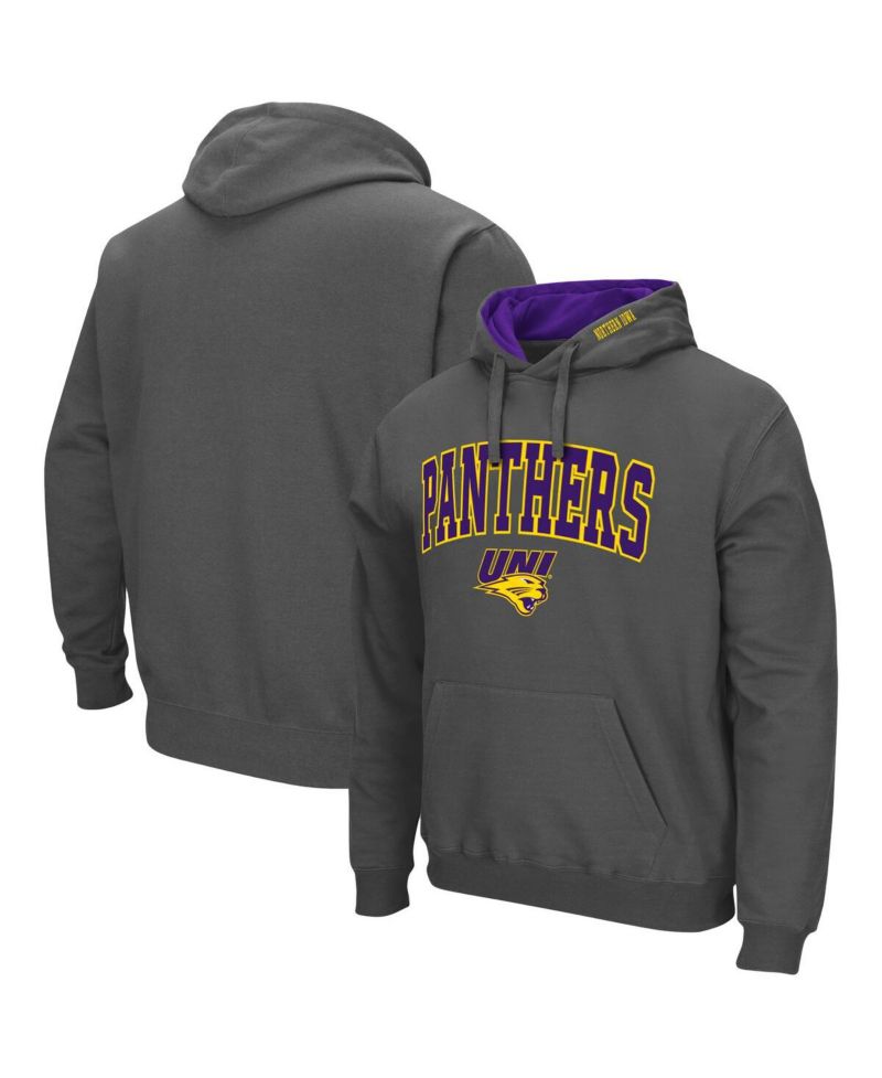 Men's Northern Iowa Panthers Arch and Logo Pullover Hoodie