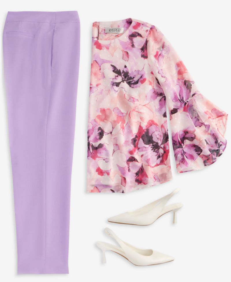 Women's Ava Straight-Leg Stretch Crepe Pant