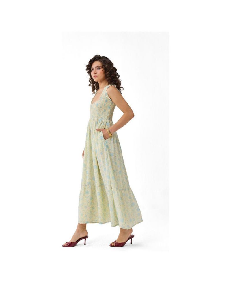Women's Smocked Maxi Dress