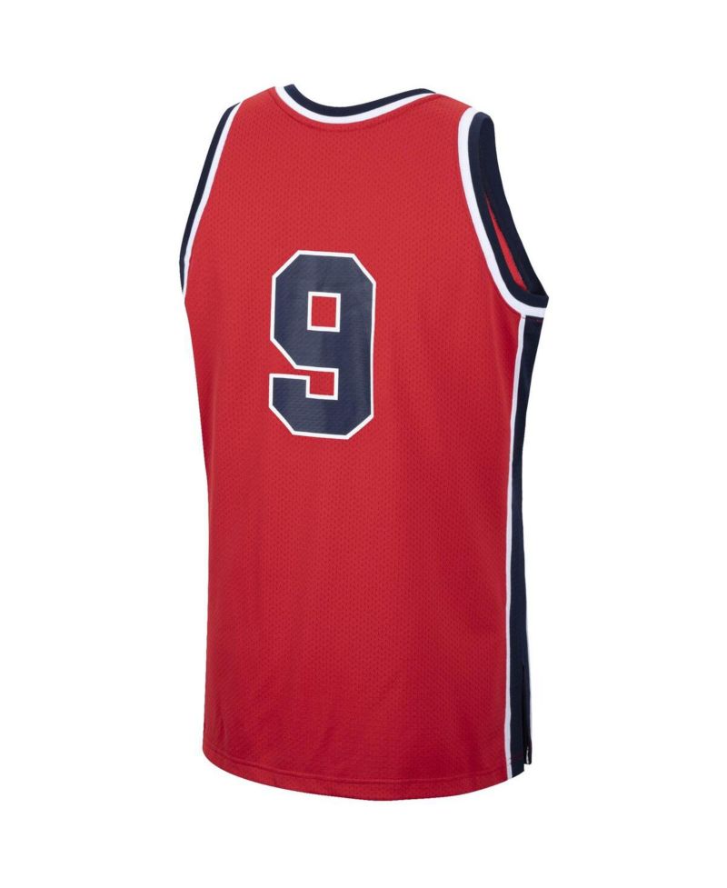 Men's Michael Jordan Red USA Basketball Authentic 1984 Jersey