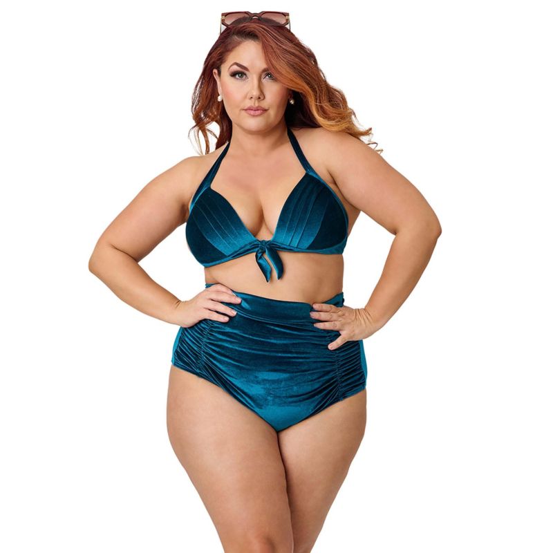 Plus Size Monroe High Waist Bikini Bottom