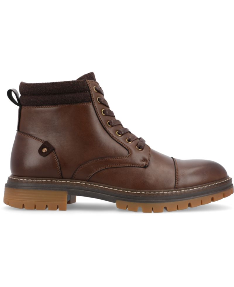 Men's Fegan Tru Comfort Foam Cap Toe Lace-Up Ankle Boots