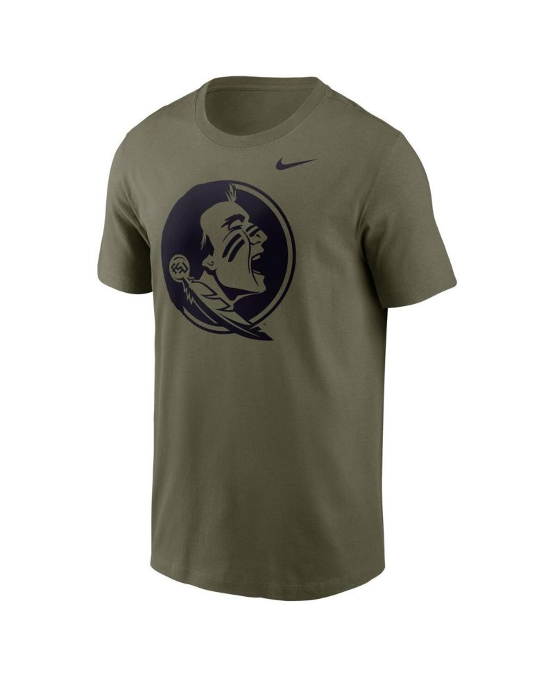 Men's Olive Florida State Seminoles Primetime Logo Performance T-Shirt