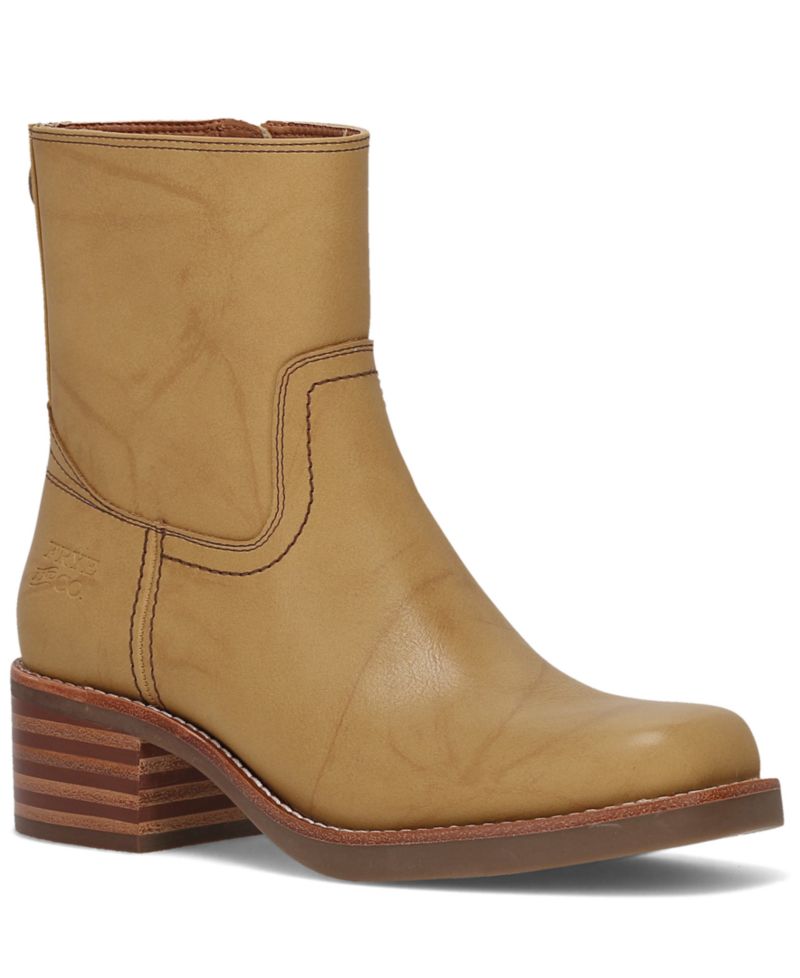 Women's Miranda Low Zip Stacked Heel Booties