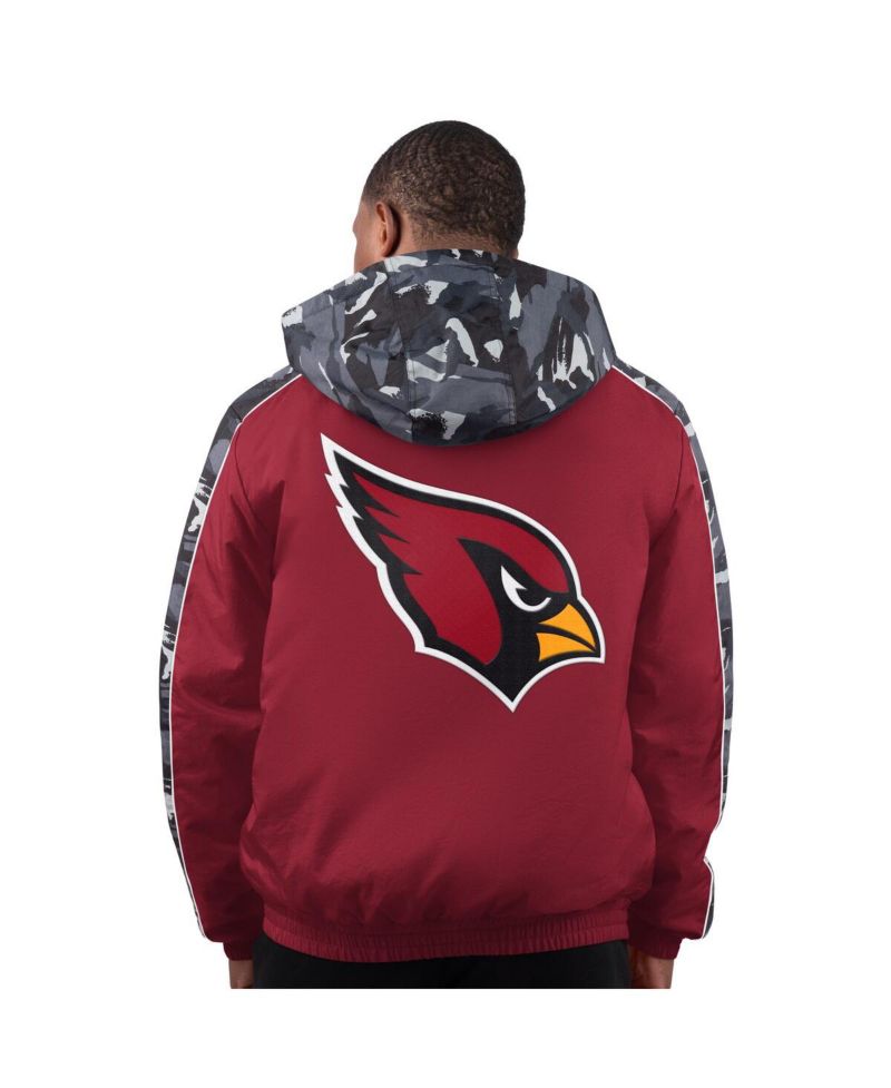 Men's Cardinal Arizona Cardinals Thursday Night Gridiron Full-Zip Jacket