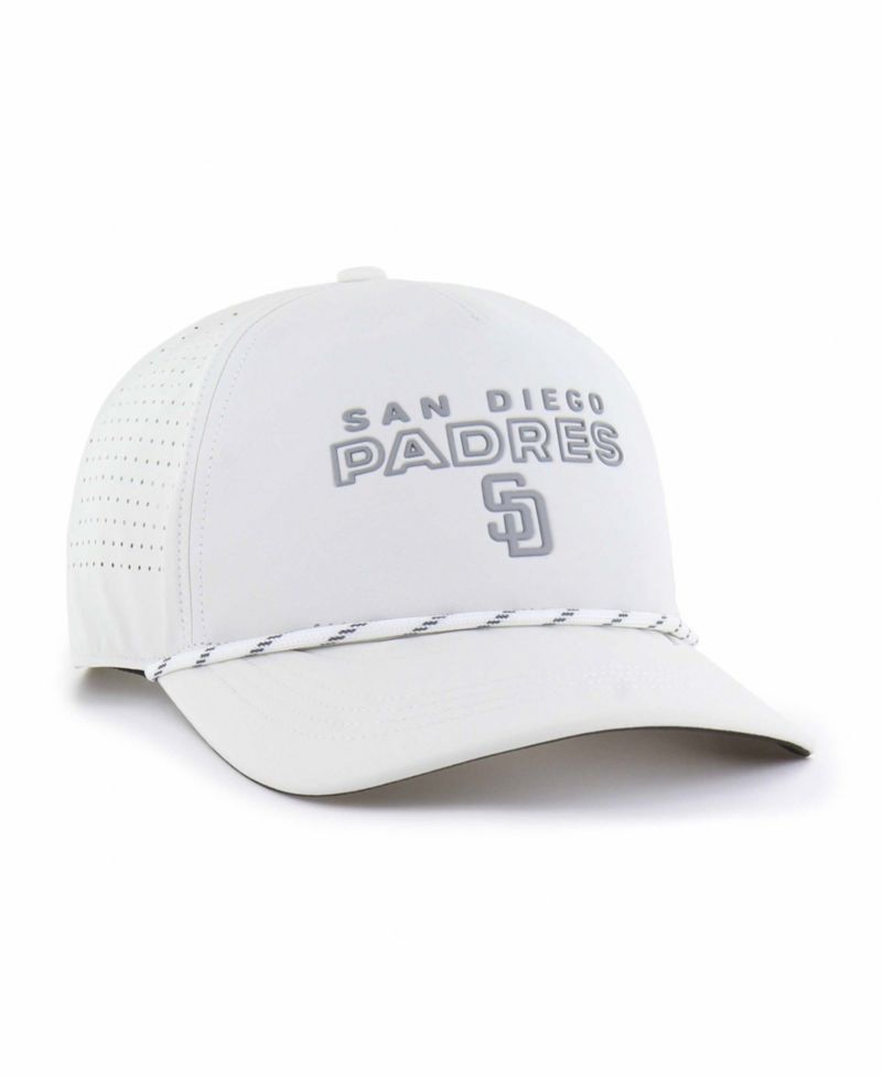 47 Brand Men's White San Diego Padres Forward Vault Hitch Adjustable Hat