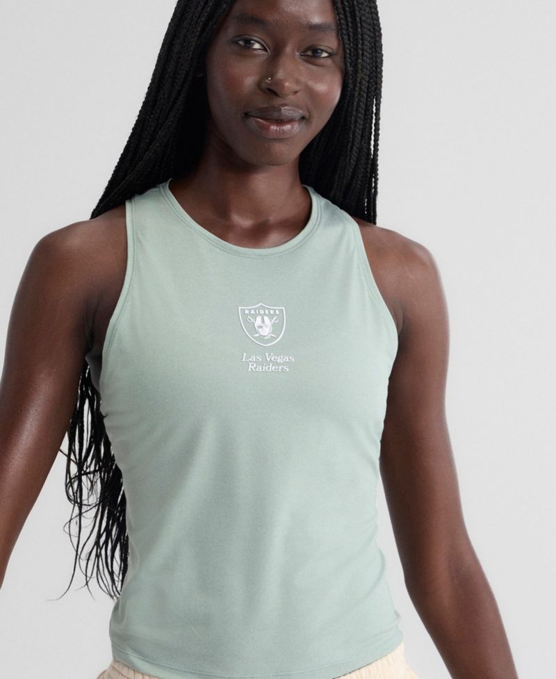 Women's Las Vegas Raiders Clutch Athletic-Fit Tank Top