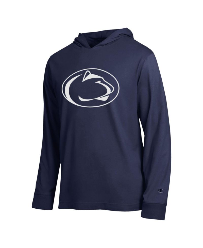 Men's Navy Penn State Nittany Lions Tonal All-Star Long Sleeve Hooded T-Shirt
