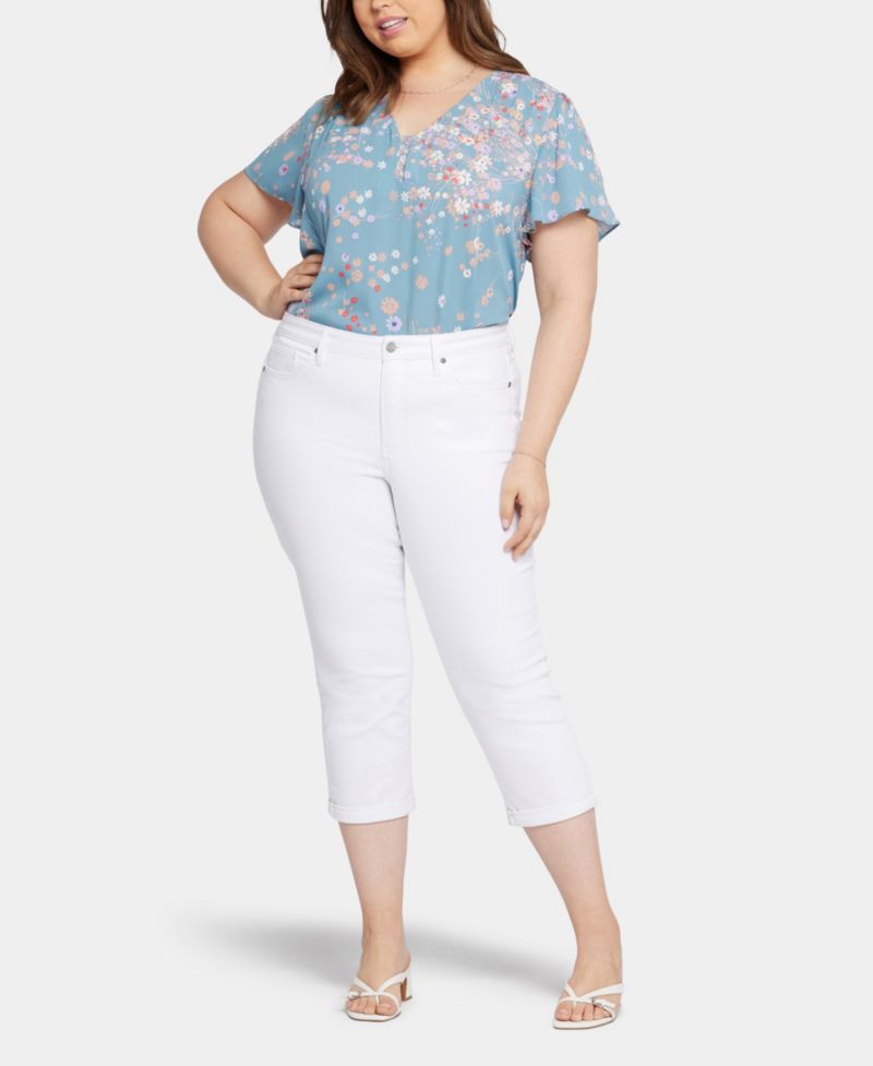 Plus Size Chloe Skinny Capri Jeans