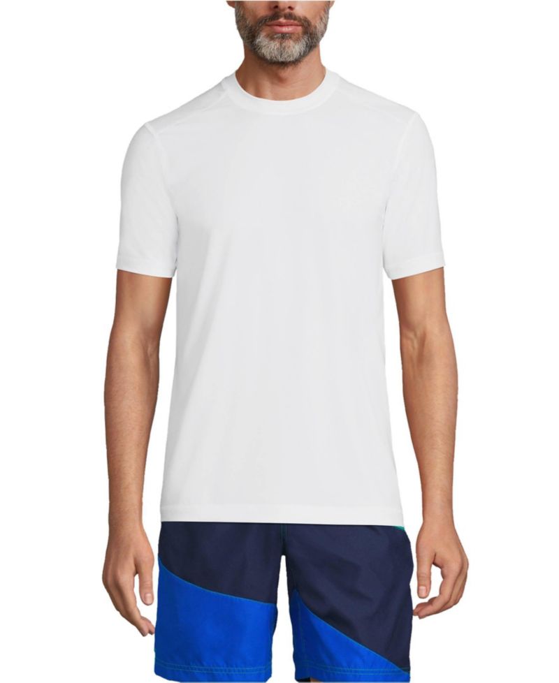 Men's SunShade UPF 50 Short Sleeve Swim Tee Rash Guard