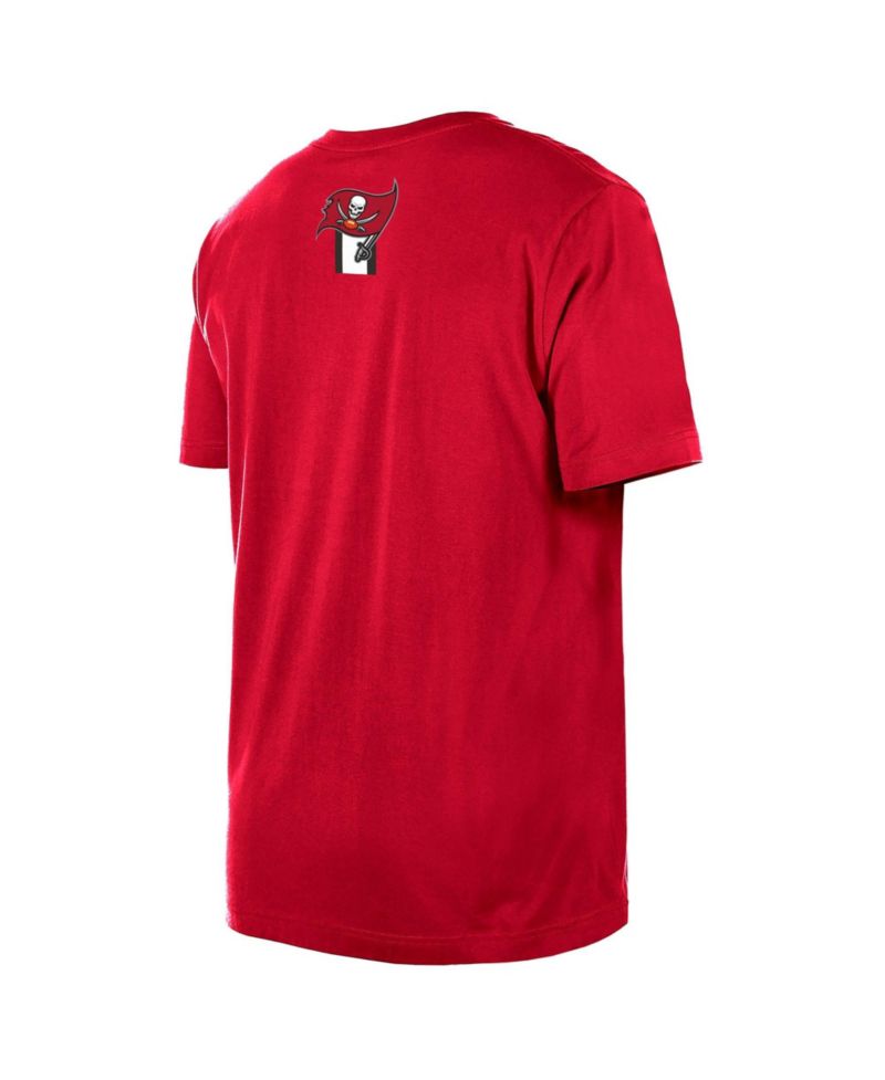 Men's Red Tampa Bay Buccaneers 3rd Down High Density Print T-Shirt