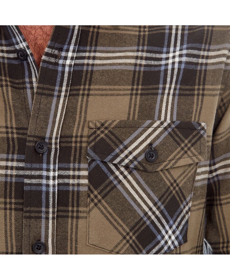 Men's Clothing Long Sleeve Flannel Shirt