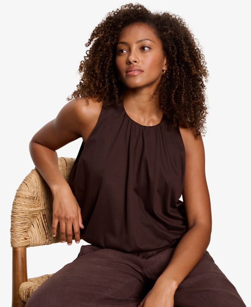 Women's Retreat Crewneck Bubble Tank Top