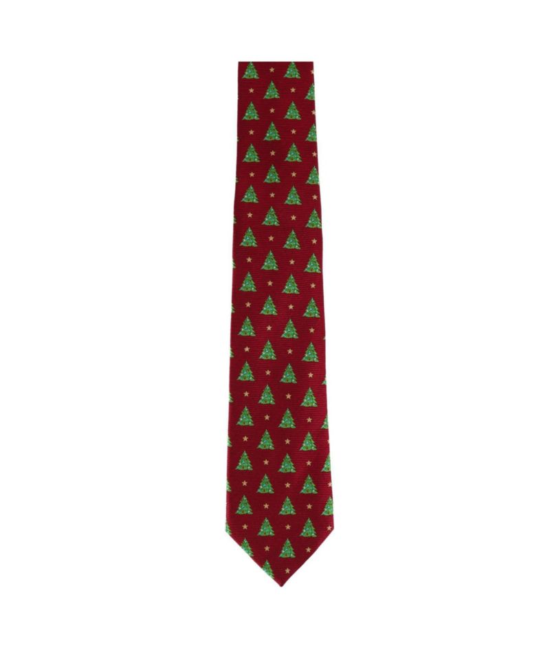 Men's Christmas Tie and Pocket Square Bundle