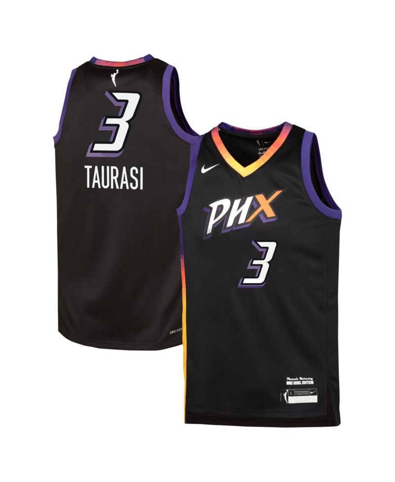 Big Boys and Girls Diana Taurasi Black Phoenix Mercury 2024 Rebel Edition Jersey