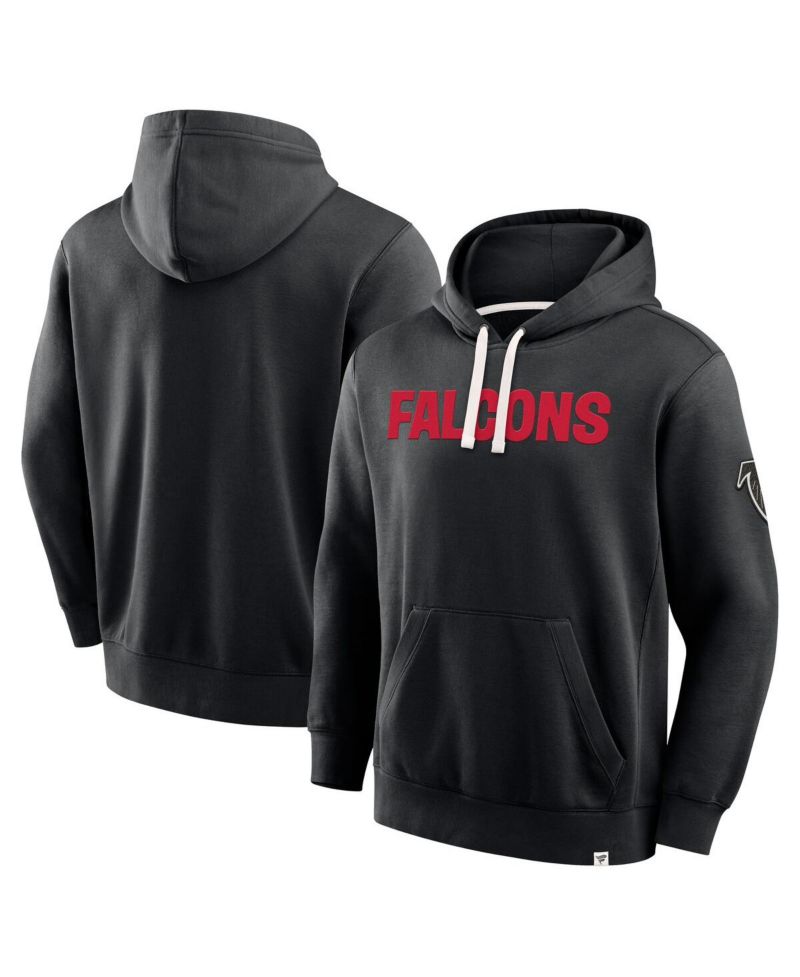 Men's Black Atlanta Falcons New Horizons Heritage Pullover Hoodie