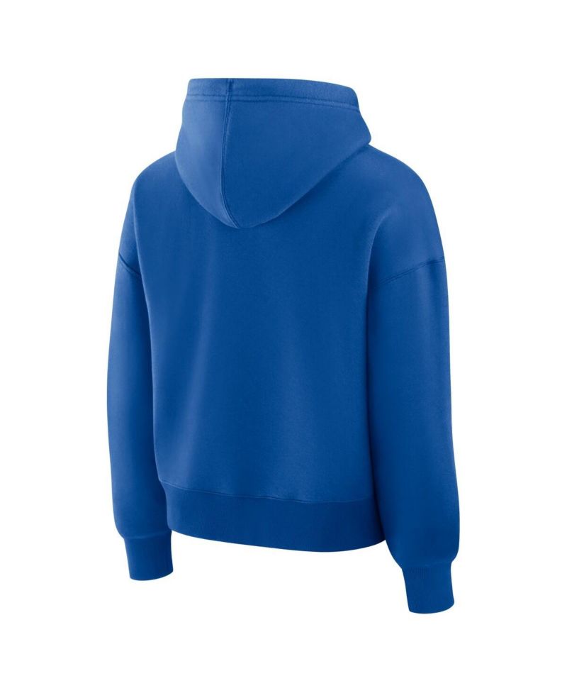 Women's Royal Chicago Cubs Lockup Legacy Fleece Hoodie