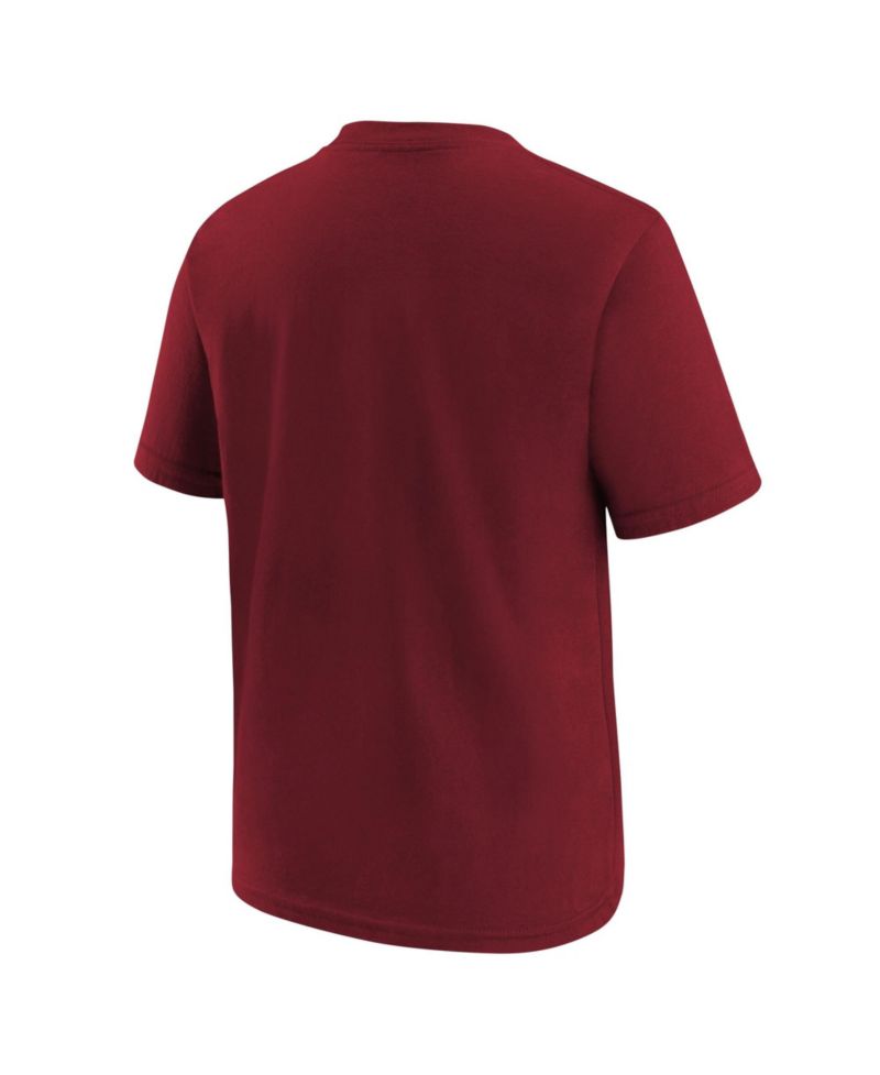 Boys' and Girls' Washington Commanders Hail Crewneck Graphic Standard-Fit T-Shirt