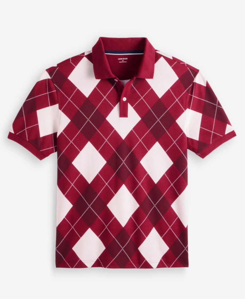Men's Argyle Polo Shirt