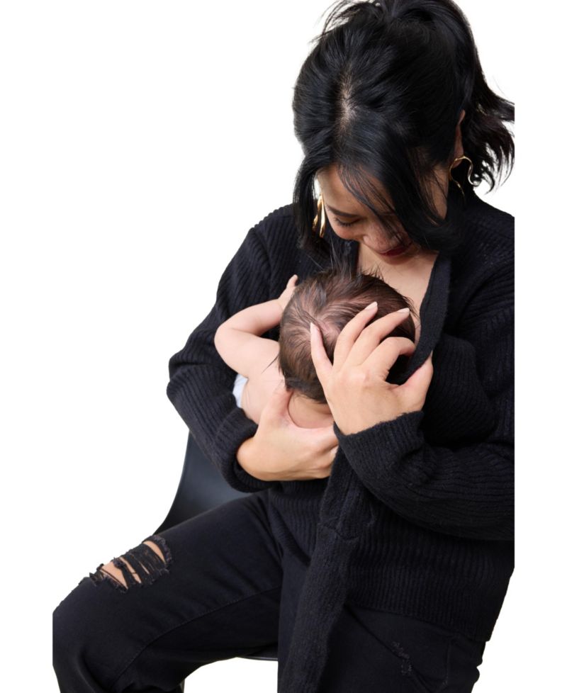 Maternity Ingrid + Isabel Side Tie Nursing Sweater