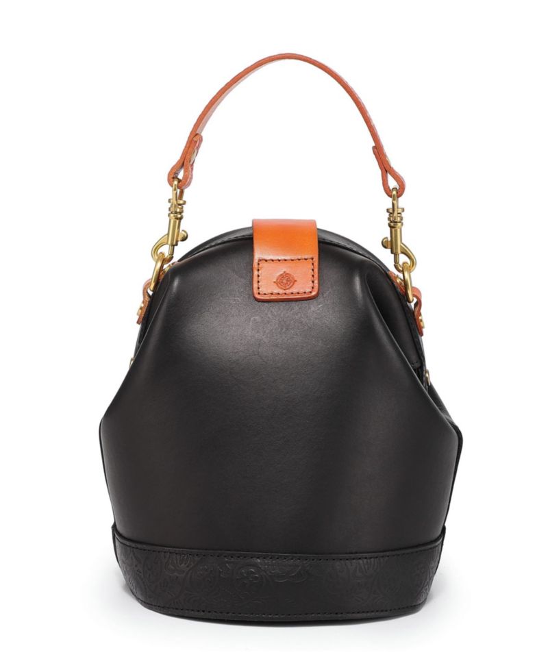 Doctor Mini Leather Bucket Crossbody Bag