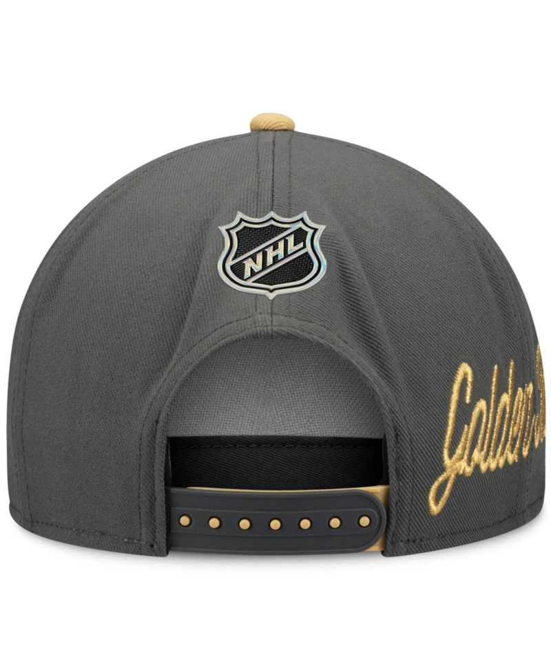 Men's Gold/Charcoal Vegas Golden Knights Snapback Hat