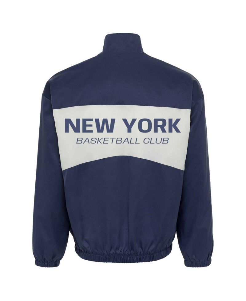 Men's and Women's Blue New York Knicks Athletic Club Collection Senna Premium Lightweight Full-Zip Jacket