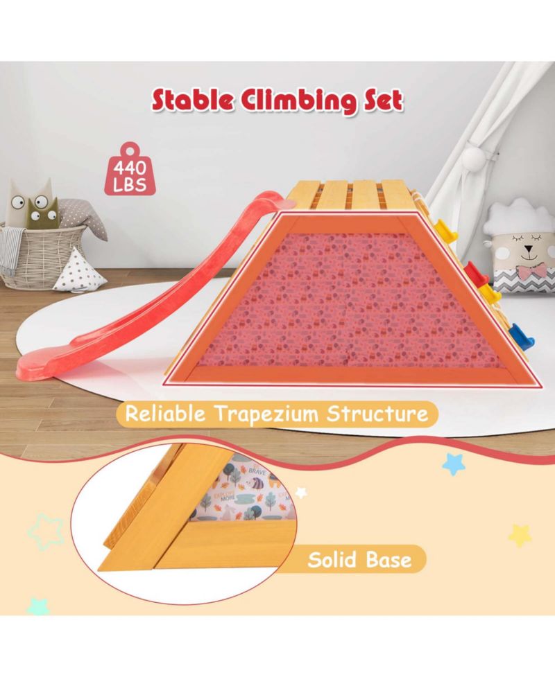 Ages 3-8 5-in-1 Indoor Jungle Gym