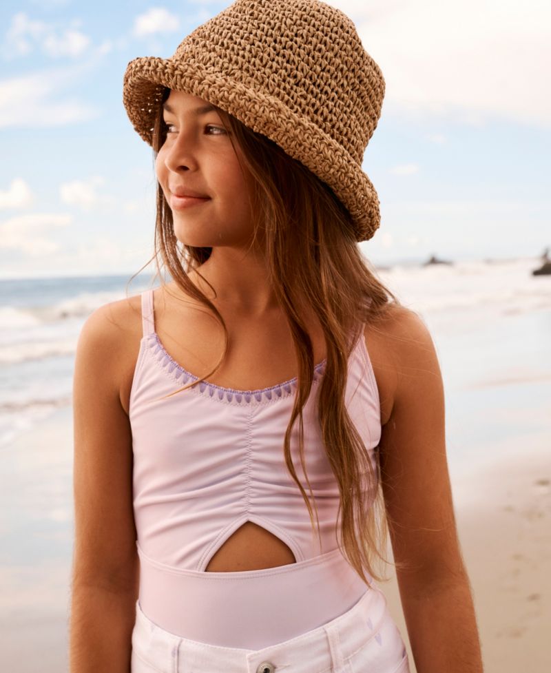 Girls' Pocket Detail Twill Shorts