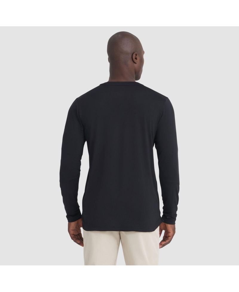 Men's Black Boston Bruins Authentic Pro Rink Tech Long Sleeve T-Shirt