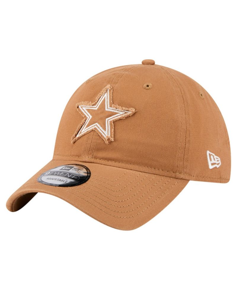 Men's Brown Dallas Cowboys Stamp 9TWENTY Adjustable Hat