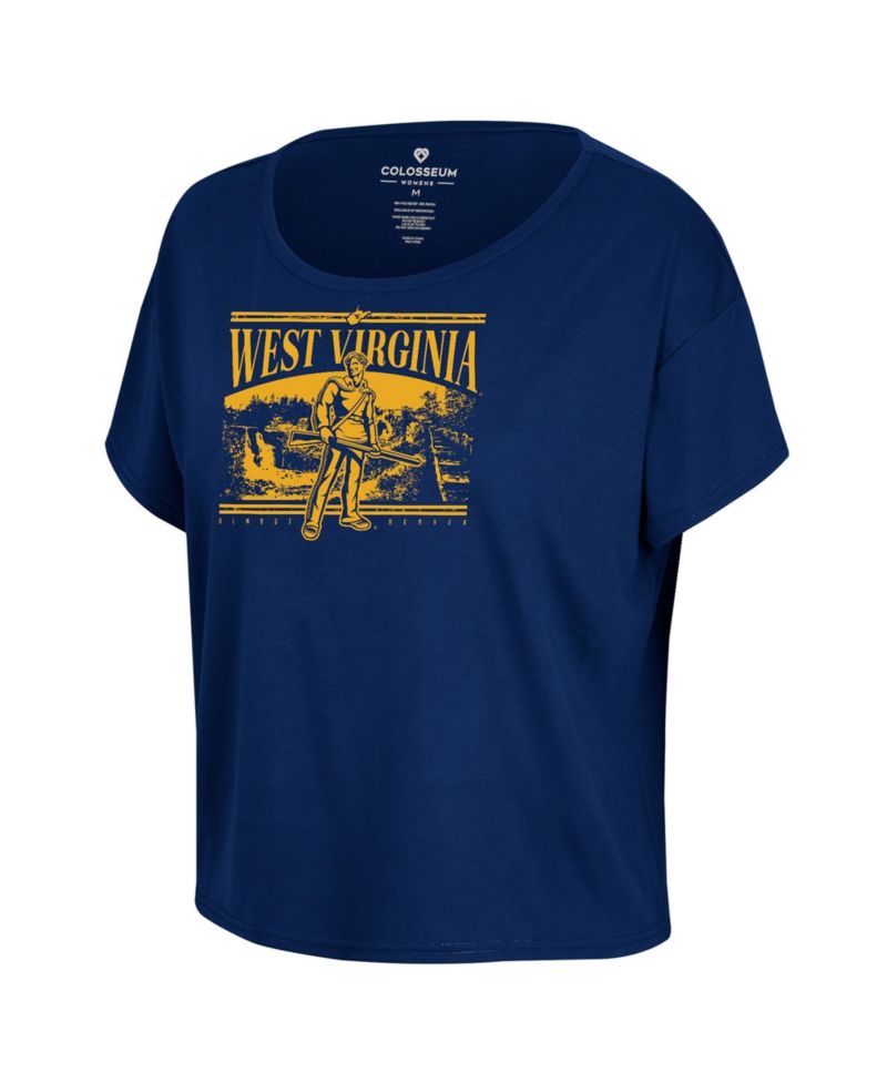Women's Navy West Virginia Mountaineers 2024 Fan T-Shirt