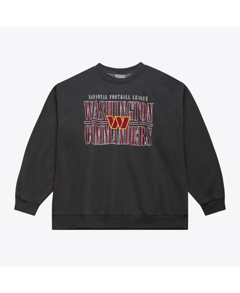 Men's Black Washington Commanders Downtown Collection Fleece Sweatshirt