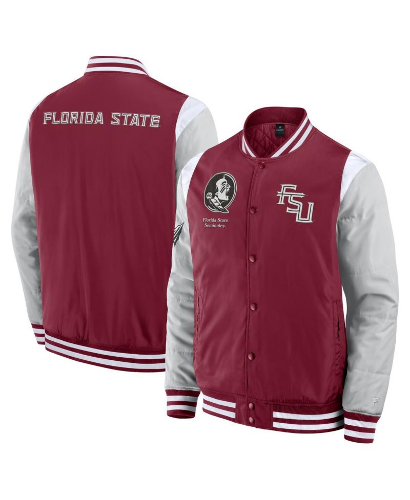 Men's Garnet Florida State Seminoles Elements Elite Full-Snap Jacket