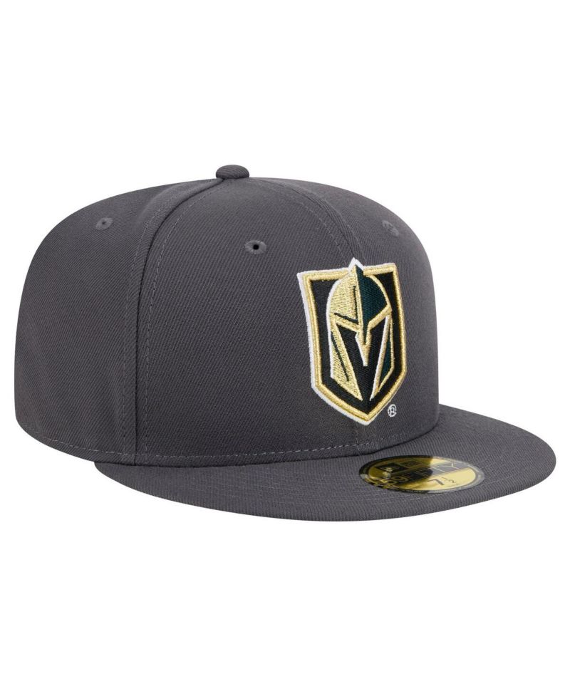 Men's Charcoal Vegas Golden Knights Core 59FIFTY Fitted Hat