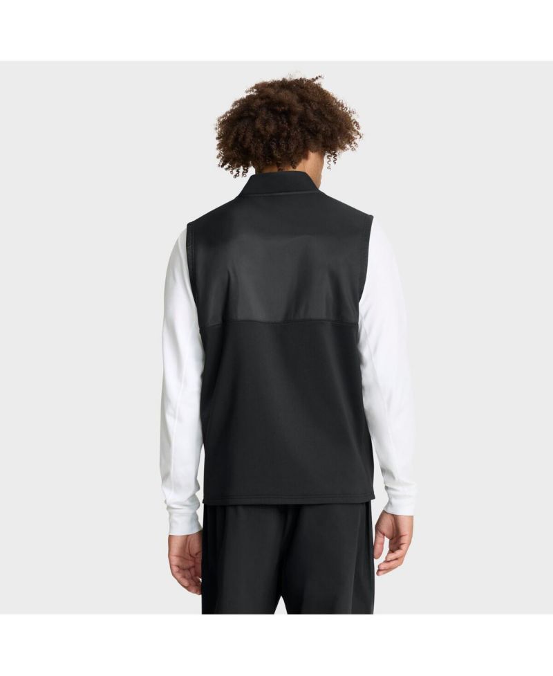 Men's Black Iowa Hawkeyes Primetime Victory Performance Full-Zip Vest