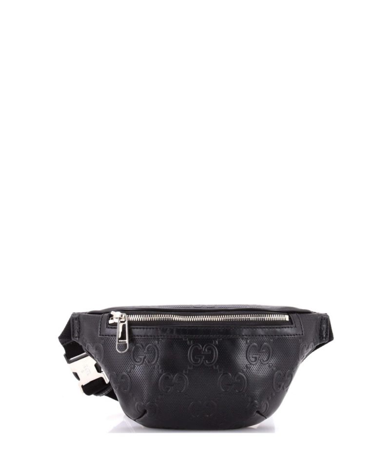 Small Belt Bag GG Embossed Perforated Leather