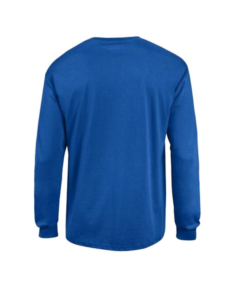 Men's Royal Buffalo Bills Arch Over Logo Long Sleeve T-Shirt