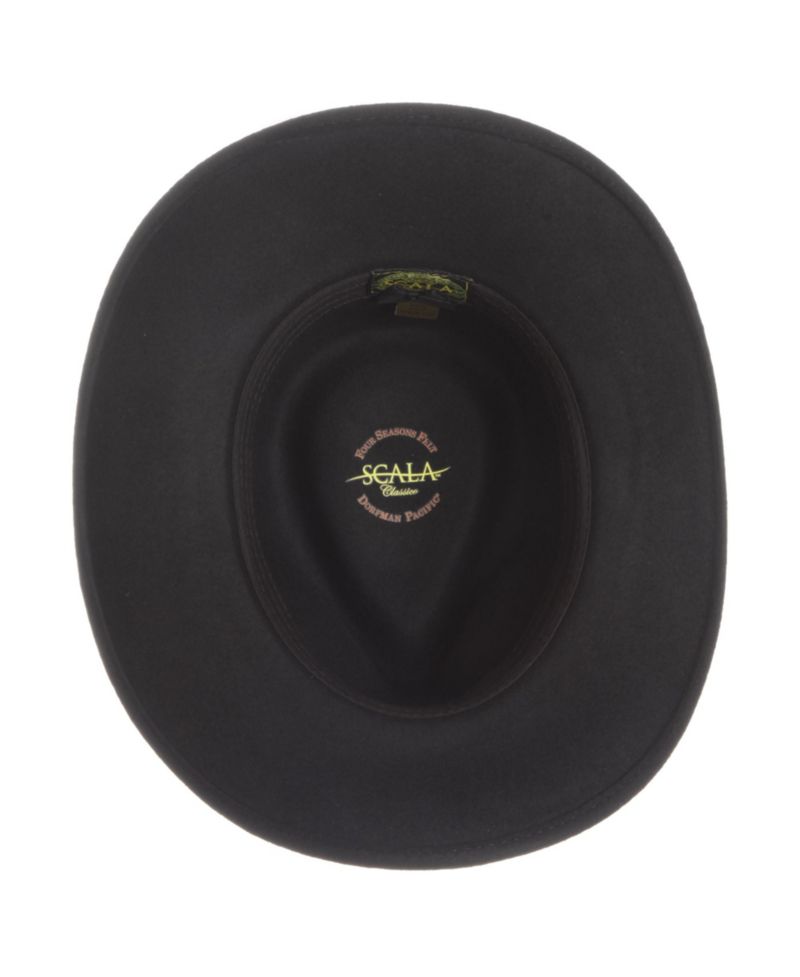 Men's Wool Felt Outback Overlay Hat