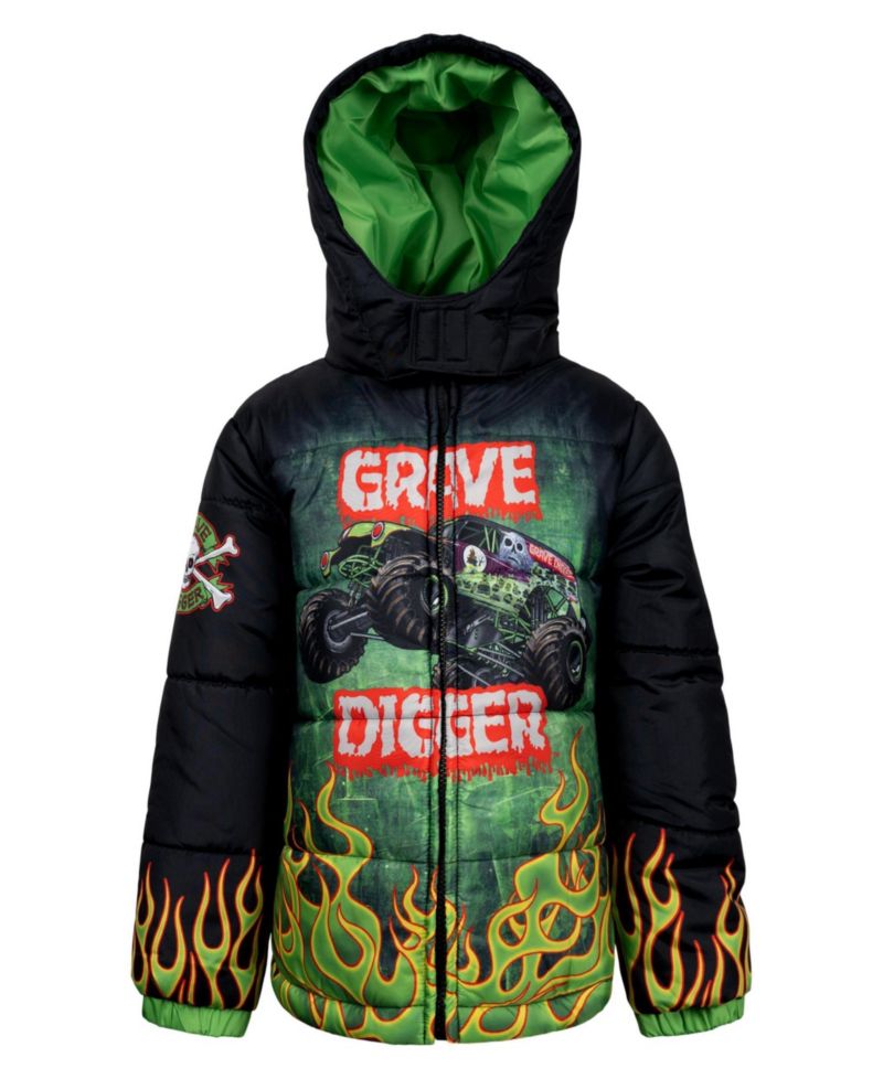 Boys' 5-12 Hooded Puffer Jacket