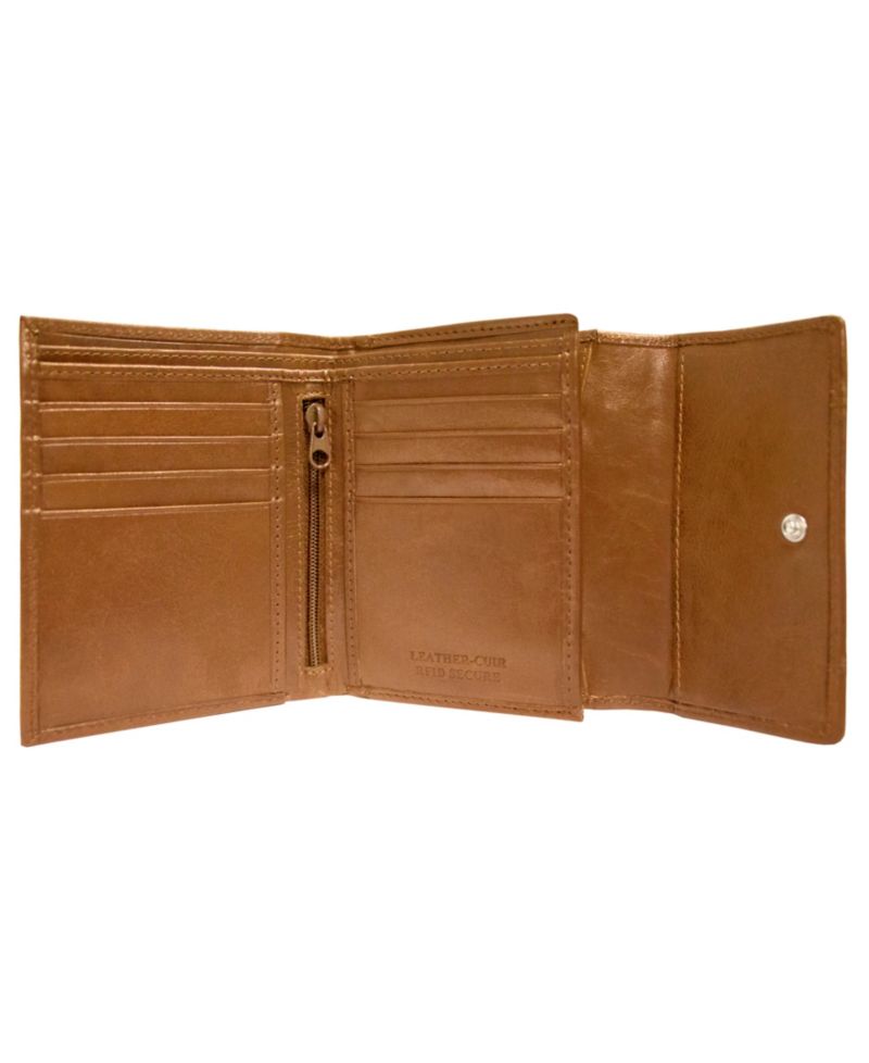 Casablanca Collection RFID Secure Ladies Small Clutch Wallet