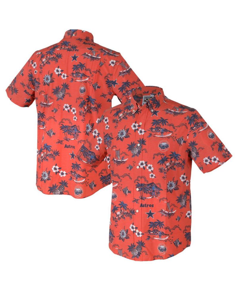 Men's Orange Houston Astros Kekai Button-Down Shirt