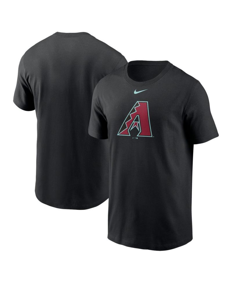 Men's Black Arizona Diamondbacks Large Logo T-shirt
