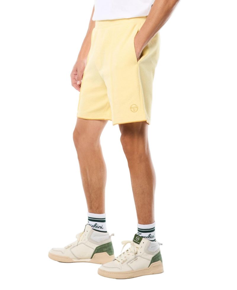 Men's Rilssasto Cabana Cotton Waffle Jacquard Pull-On Shorts, 6" Inseam