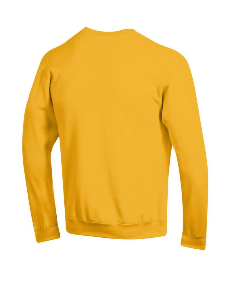 Men's Maize Michigan Wolverines Basic Arch Fleece Pullover Sweatshirt