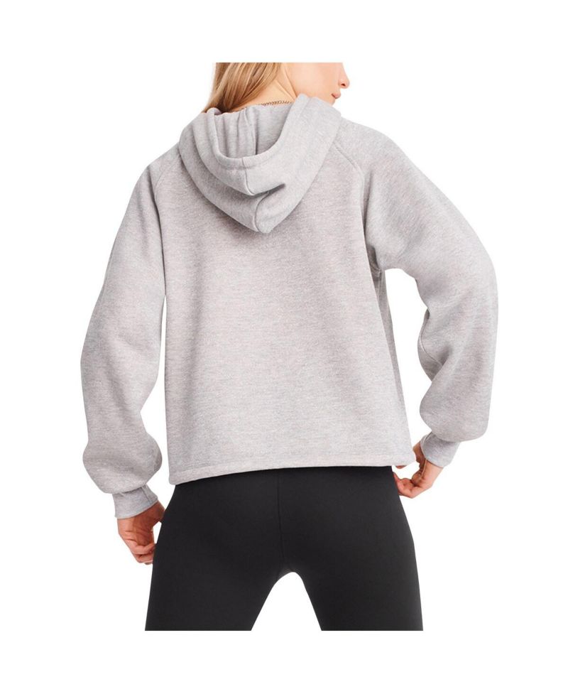 Women's Heather Gray Buffalo Bills Debbie Dolman Raglan Pullover Hoodie